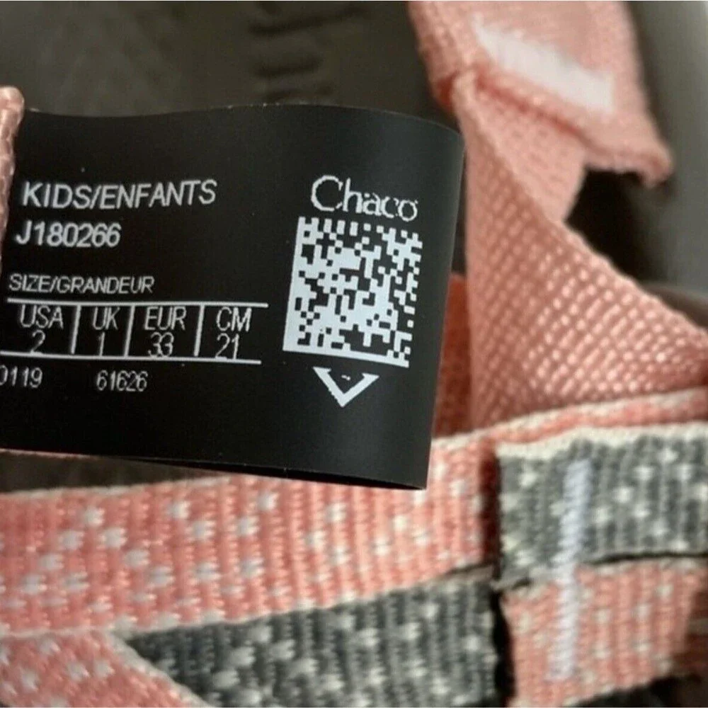 New Chaco Kids Open Toe Strappy Sandals 2